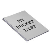 Mijn Bucket List-laptop Notitieboek (Rechterzijde)