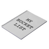 Mijn Bucket List-laptop Notitieboek (Linkerzijde)