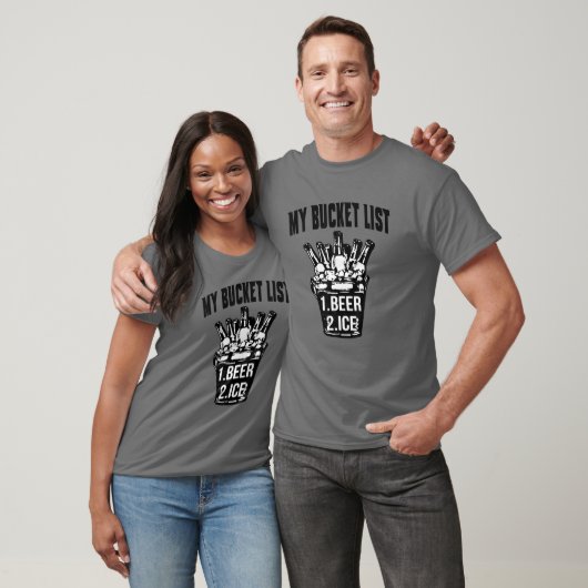 Mijn Bucketlijst bevat ijs T-shirt (Unisex)