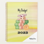 Mijn budget klaagt geld Koe op marmer met naam Planner (Voorkant)