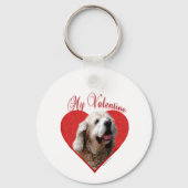 Mijn Buff Cocker Spaniel Valentijn Sleutelhanger (Voorkant)
