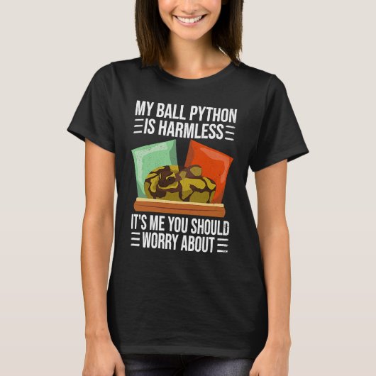 Mijn buikpython is een onberispelijke doornhaai t-shirt (Voorkant)