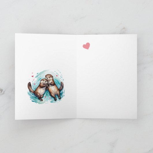 Mijn buitengemeen geweldige vriendje Otter Pun Ver Kaart (Binnen)