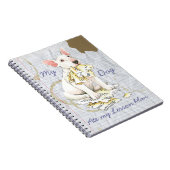 Mijn bull Terrier Ate Mijn Lesson Plan Notitieboek (Rechterzijde)