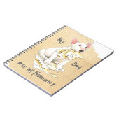 Mijn Bull Terrier Ate Mijn thuiswerk Notitieboek (Linkerzijde)