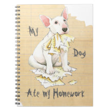 Mijn Bull Terrier Heeft Mijn Huiswerk Opgegeten