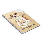 Mijn Bulldog Ate Mijn thuiswerk Notitieboek (Rechterzijde)