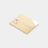 Mijn Bulldog Ate Mijn thuiswerk Post-it® Notes (Schuin)