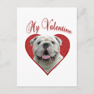Mijn Bulldog Valentijn Feestdagenkaart