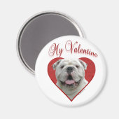 Mijn Bulldog Valentijn Magneet (Voorkant / Achterkant)