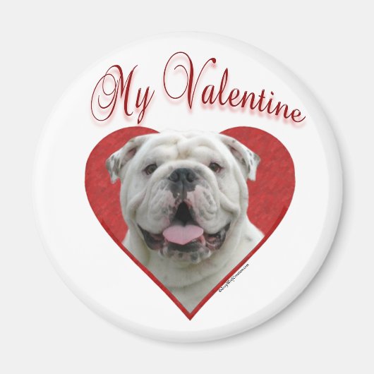 Mijn Bulldog Valentijn Magneet (Voorkant)