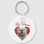 Mijn Bulldog Valentijn Sleutelhanger (Achterkant)