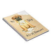 Mijn Bullmastiff Ate Mijn Homework Notitieboek (Rechterzijde)