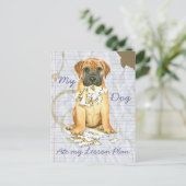 Mijn Bullmastiff Ate Mijn Lesson Plan Briefkaart (Staand voorkant)