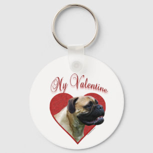 Mijn Bullmastiff Valentijn Sleutelhanger