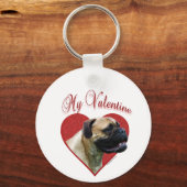 Mijn Bullmastiff Valentijn Sleutelhanger (Voorkant)