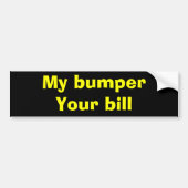 Mijn bumper - Bumpersticker (Voorkant)