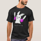 Mijn Bunny is Cute, maar Psycho Classic T-Shirt (Voorkant)