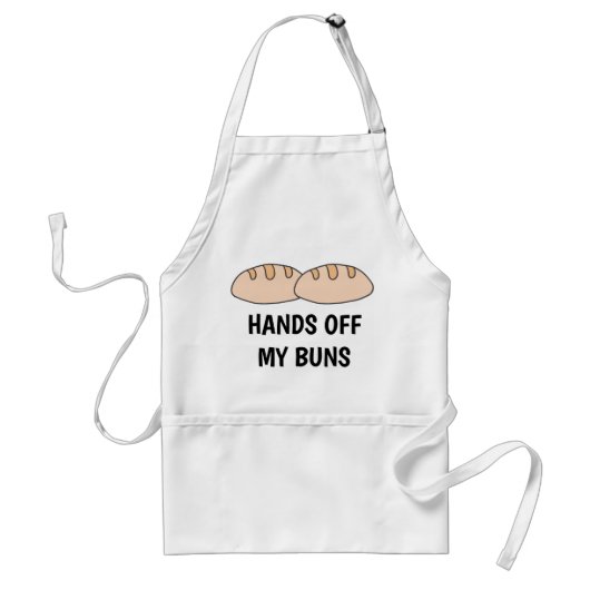 MIJN BUNS-keuken KUNNEN MIJN SLECHTE HANDEN AFSCHA Standaard Schort (Voorkant)