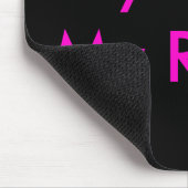 Mijn bureau, mijn regels mousepad muismat (Hoek)