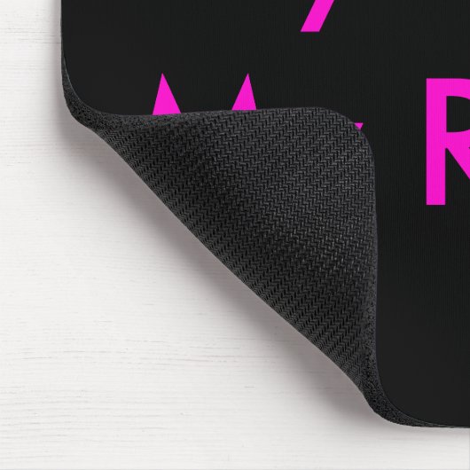 Mijn bureau, mijn regels mousepad muismat (Hoek)