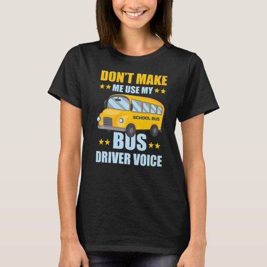 Mijn bus-chauffeurs bellen t-shirt (Voorkant)