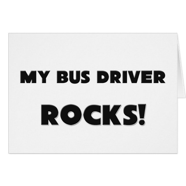 MIJN Bus Driver ROCKS! (Voorkant Horizontaal)