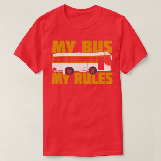 Mijn bus Mijn regels 5 T-shirt (Design voorkant)