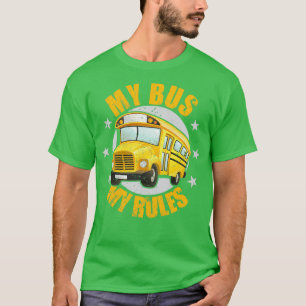 Mijn bus Mijn Regels Cadeauontwerp voor een beste T-shirt
