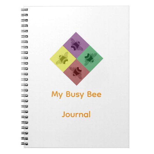 Mijn Busy Bee Journaal Notitieboek (Voorkant)