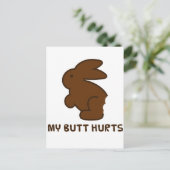 Mijn Butt Hurts Briefkaart (Staand voorkant)