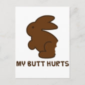 Mijn Butt Hurts Briefkaart (Voorkant)