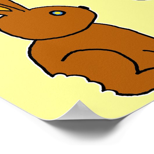 Mijn Butt Hurts. Bunnies Poster (Hoek)