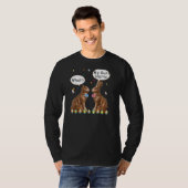 Mijn Butt Hurts Chocolate Bunny Easter Funny Pullo T-shirt (Voorkant volledig)