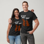 Mijn Butt Hurts Chocolate Bunny Easter T-shirt (Unisex)