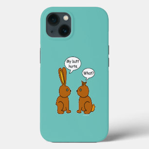 Mijn Butt Hurts. Wat? Blauwgroen Hoesje-Mate iPhon Case-Mate iPhone Case