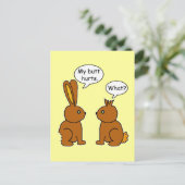 Mijn Butt Hurts. - Wat? Briefkaart (Staand voorkant)