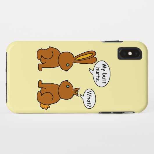 Mijn Butt Hurts. -Wat? Case-Mate iPhone Case (Achterkant (horizontaal))
