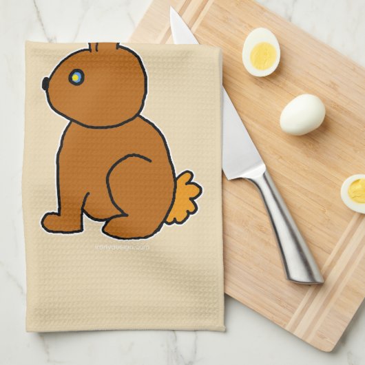 Mijn Butt Hurts. -Wat? Grappig Theedoek (Quarter Fold)