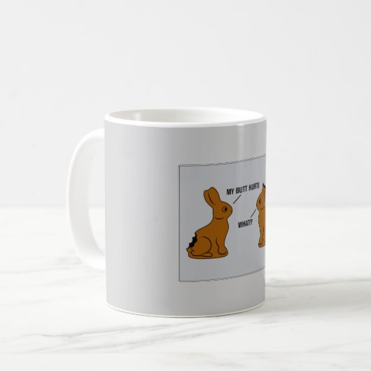 Mijn Butt Hurts. Wat? Koffiemok (Voorkant links)