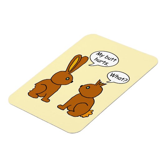 Mijn Butt Hurts. - Wat? Magneet (Linkerzijde)