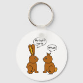 Mijn Butt Hurts. - Wat? Sleutelhanger (Achterkant)