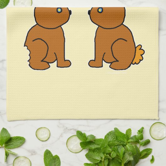 Mijn Butt Hurts. - Wat? Theedoek (Gevouwen)