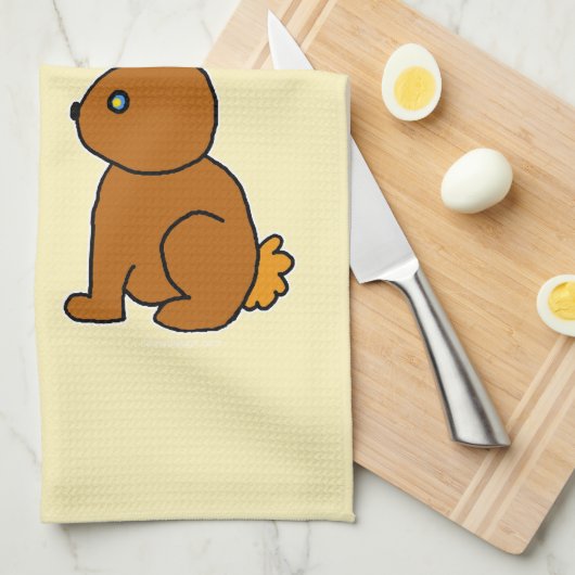 Mijn Butt Hurts. - Wat? Theedoek (Quarter Fold)