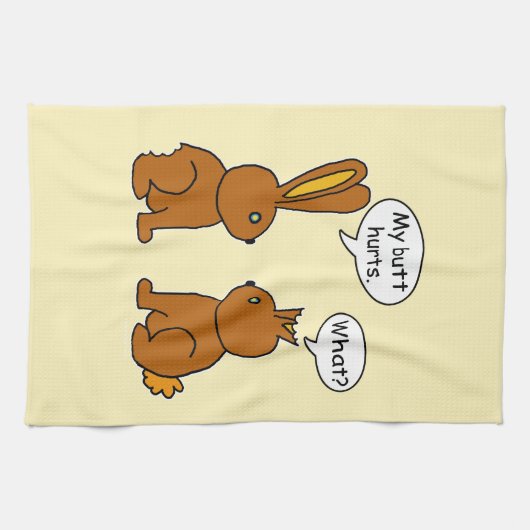 Mijn Butt Hurts. - Wat? Theedoek (Horizontaal)