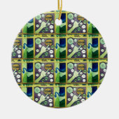 Mijn Button.png Keramisch Ornament (Voorkant)