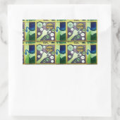 Mijn Button.png Rechthoekige Sticker (Tas)