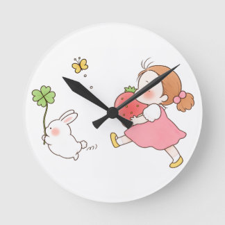 Mijn Buurman Totoro – Whimsieke Bosgeest Ronde Klok