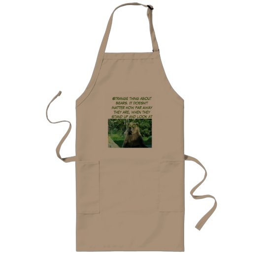 Mijn Cabin Apron Lang Schort (Voorkant)