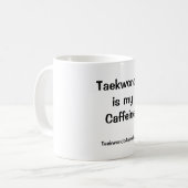 Mijn cafeïne koffiemok (Voorkant links)